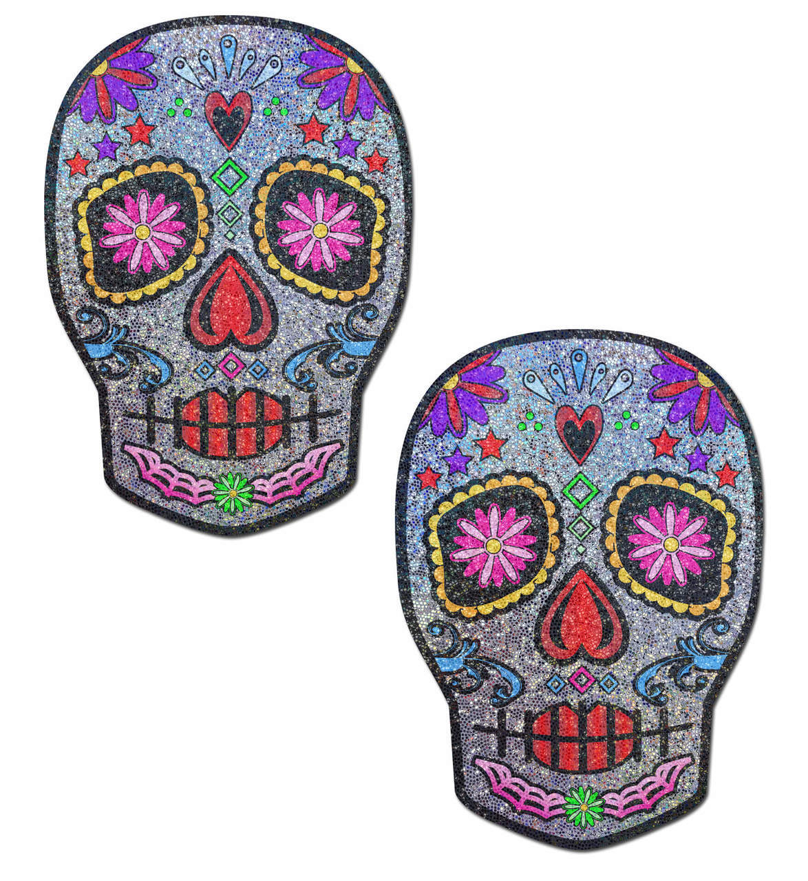 Sugar Skull Face Pasties