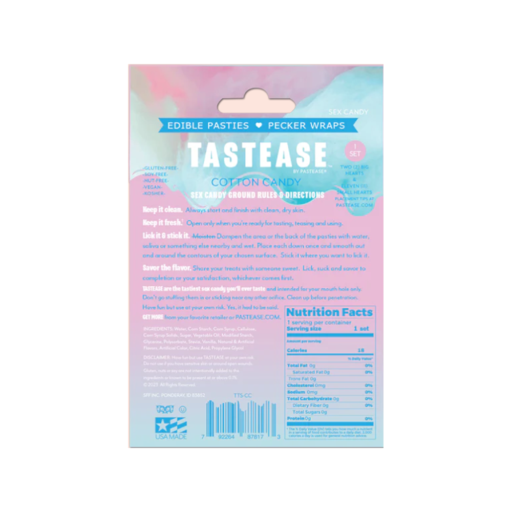 Tastease Edible Pasties Cotton Candy