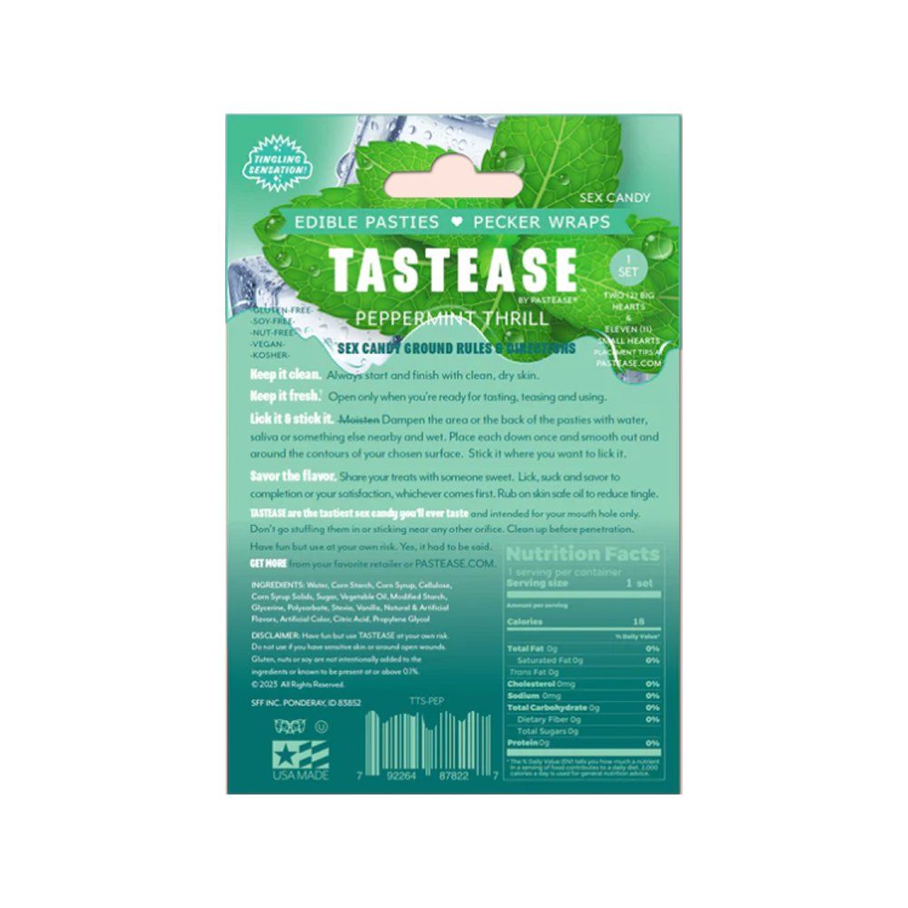 Tastease Edible Pasties Peppermint