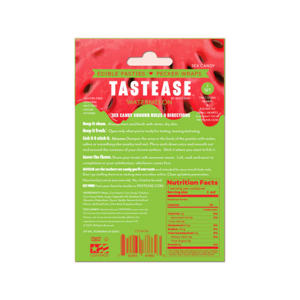 Tastease Edible Pasties Watermelon