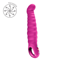Pink patchy Paul pink vibrator Featuring curved G-spot design 6 speeds 6 patterns rechargeable.