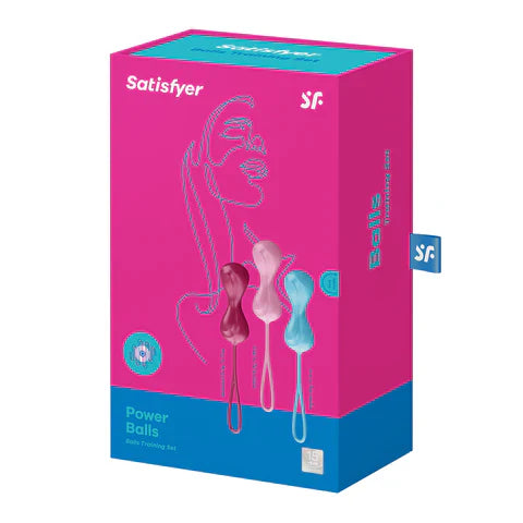 Satisfyer Power Balls packaging on a white background