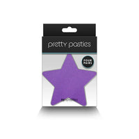 Multi colored pretty pasties 4pk inside packaging.