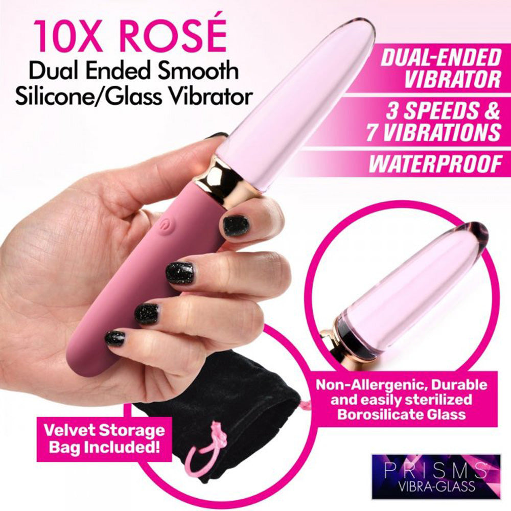 10X vibra glass dual ended information page.