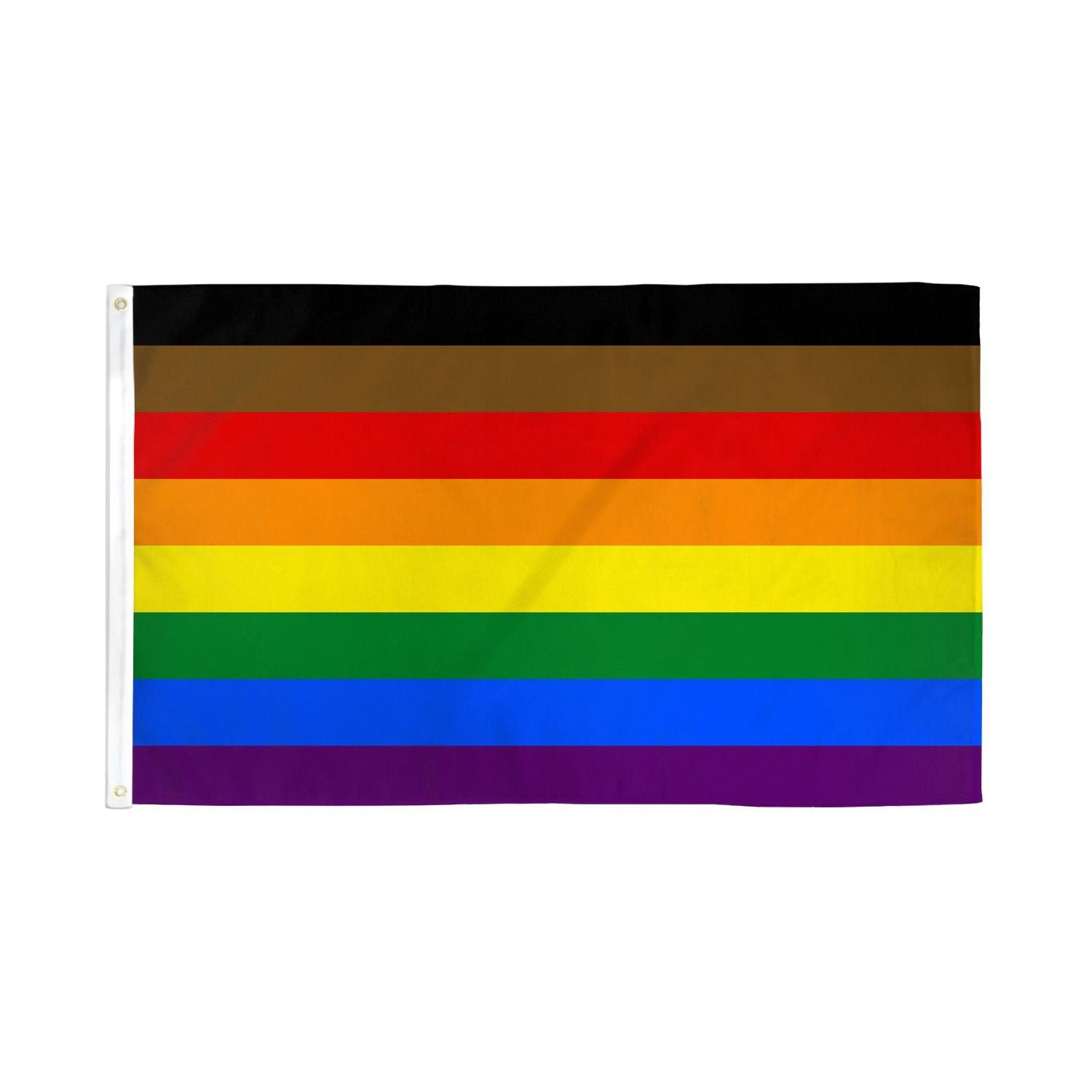 Philly Rainbow Flag 3 x 5ft Polyester