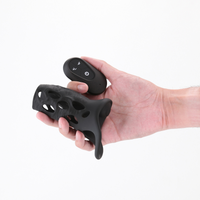 Renegade black vibrating penis sleeve with remote example photo.