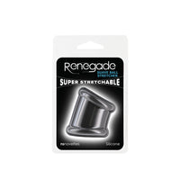 Black suave ball stretcher inside packaging.