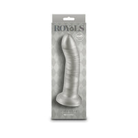 Grey 7'' Charlie dildo inside packaging.
