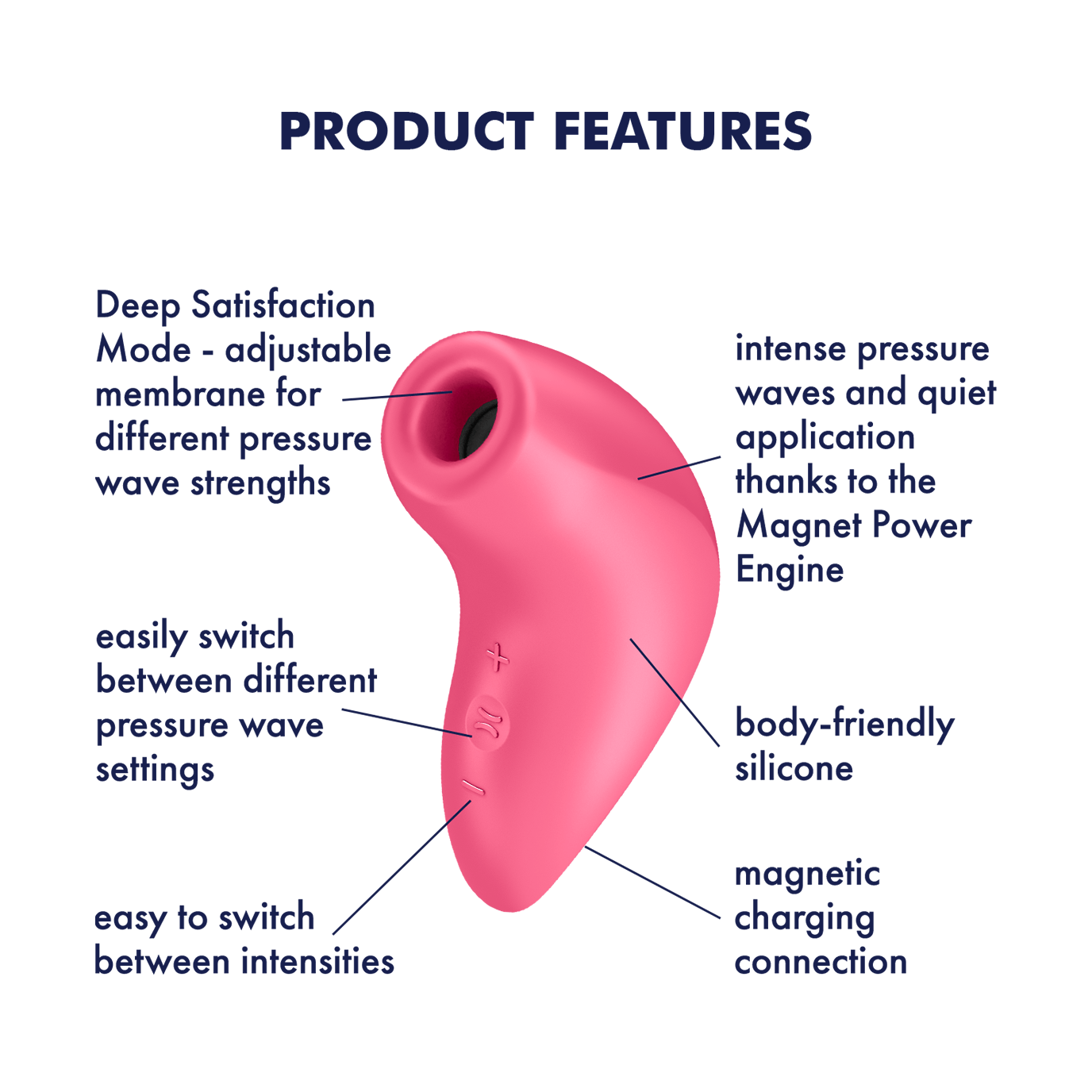 Magnetic Deep Pulse Clitoral Vibrator by Satisfyer
