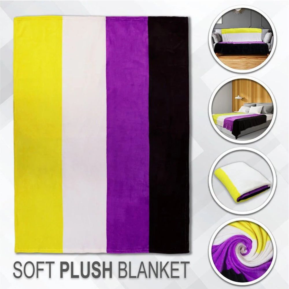 Non Binary Polar Fleece Blanket 50" x 60"