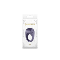 Grey Levi vibrating cock ring inside packaging.