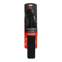 Black Tread carefully textured spanking paddle inside packaging.