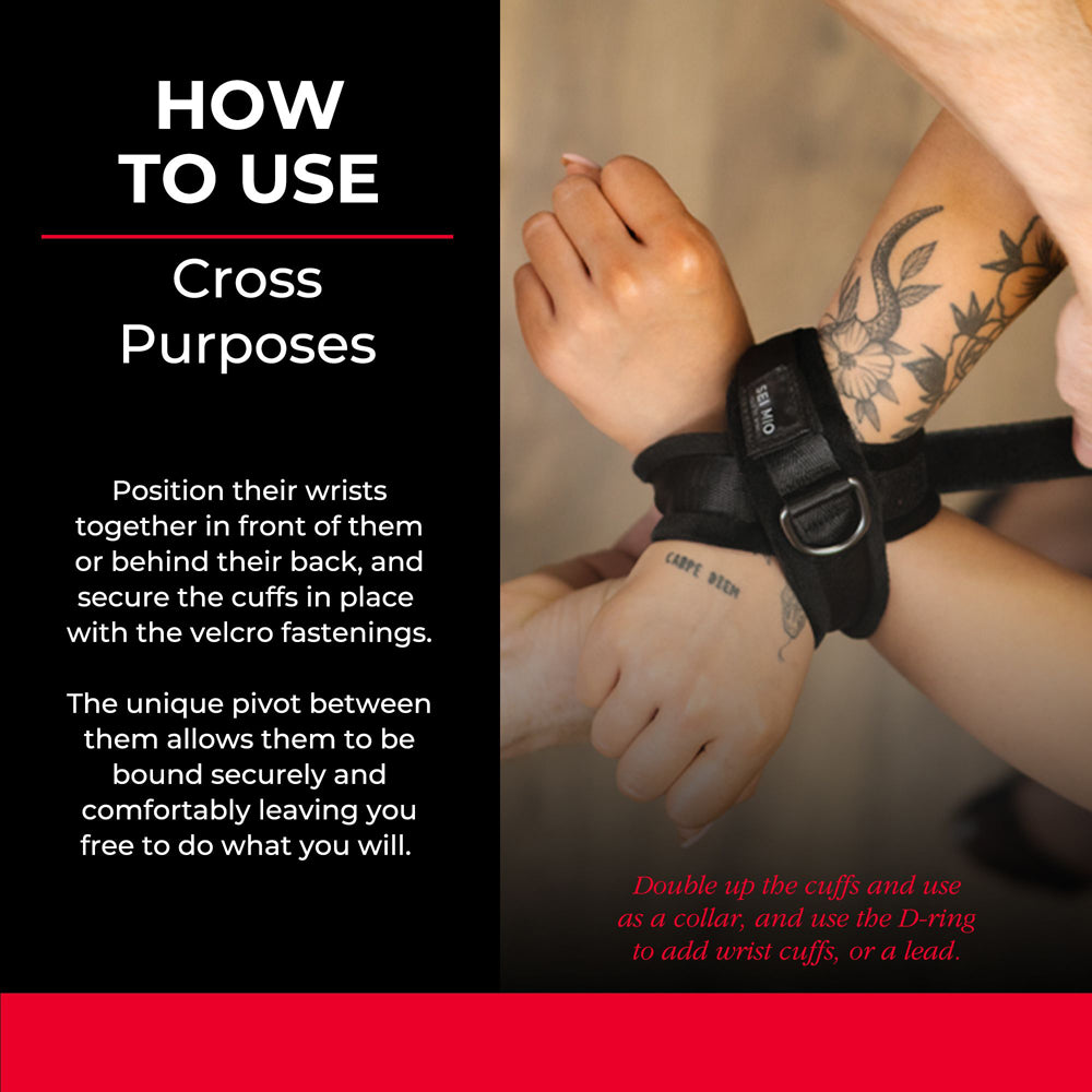Cross purpose cuff example photo.
