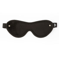 Black eyes wide shut blindfold example photo.