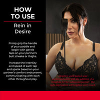 Leather drop instructional photo.