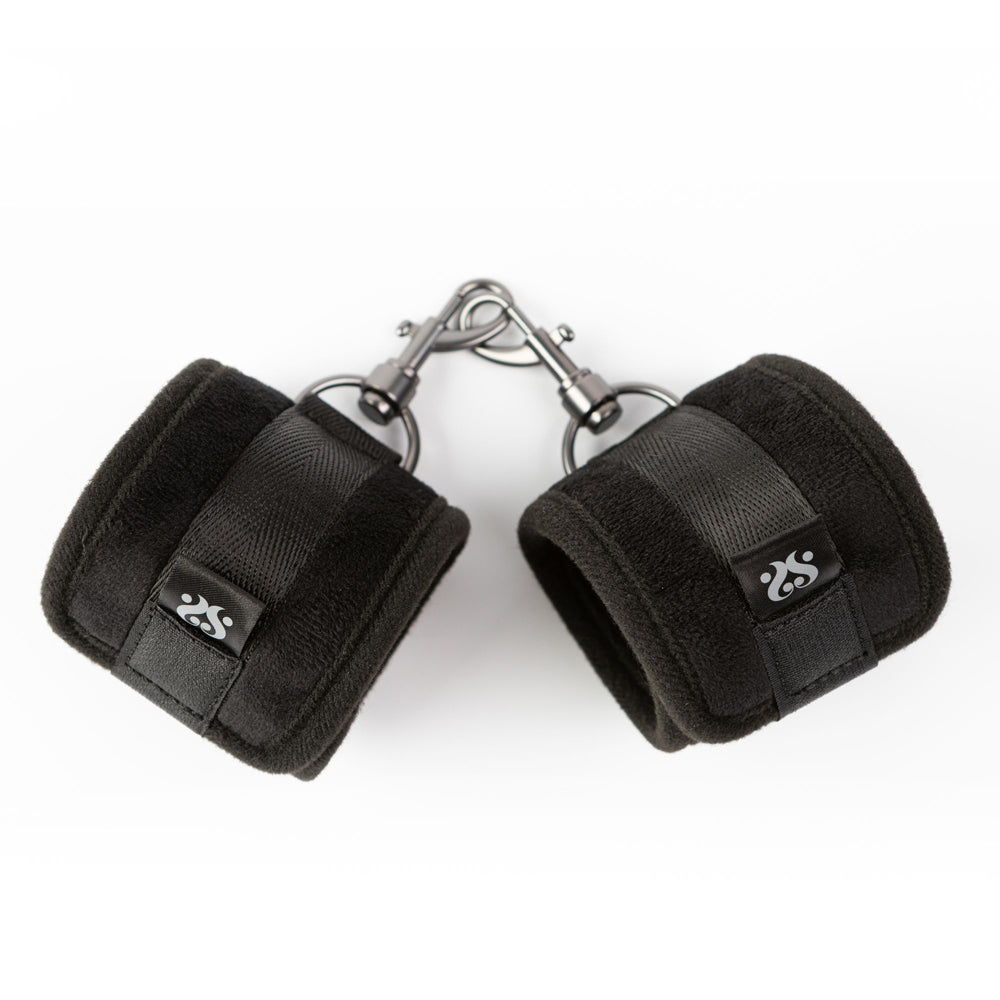 Black padded cuffs example photo.