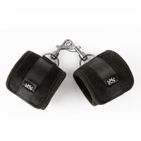 Black padded cuffs example photo.