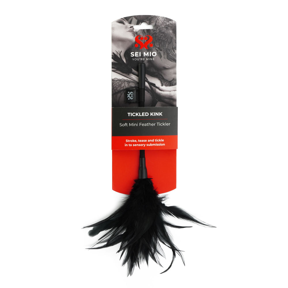 Tickled kink mini feather tickler inside packaging.