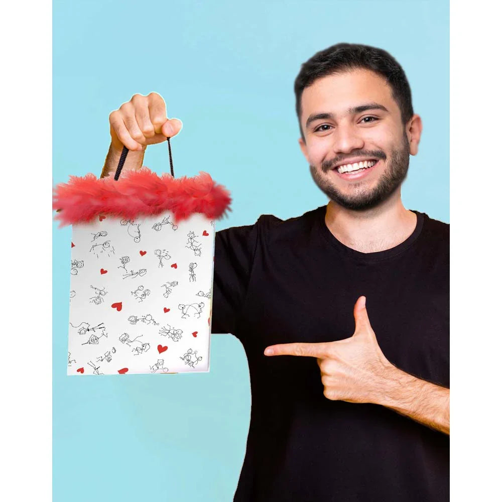 Sex positions stick figures gift bag example photo