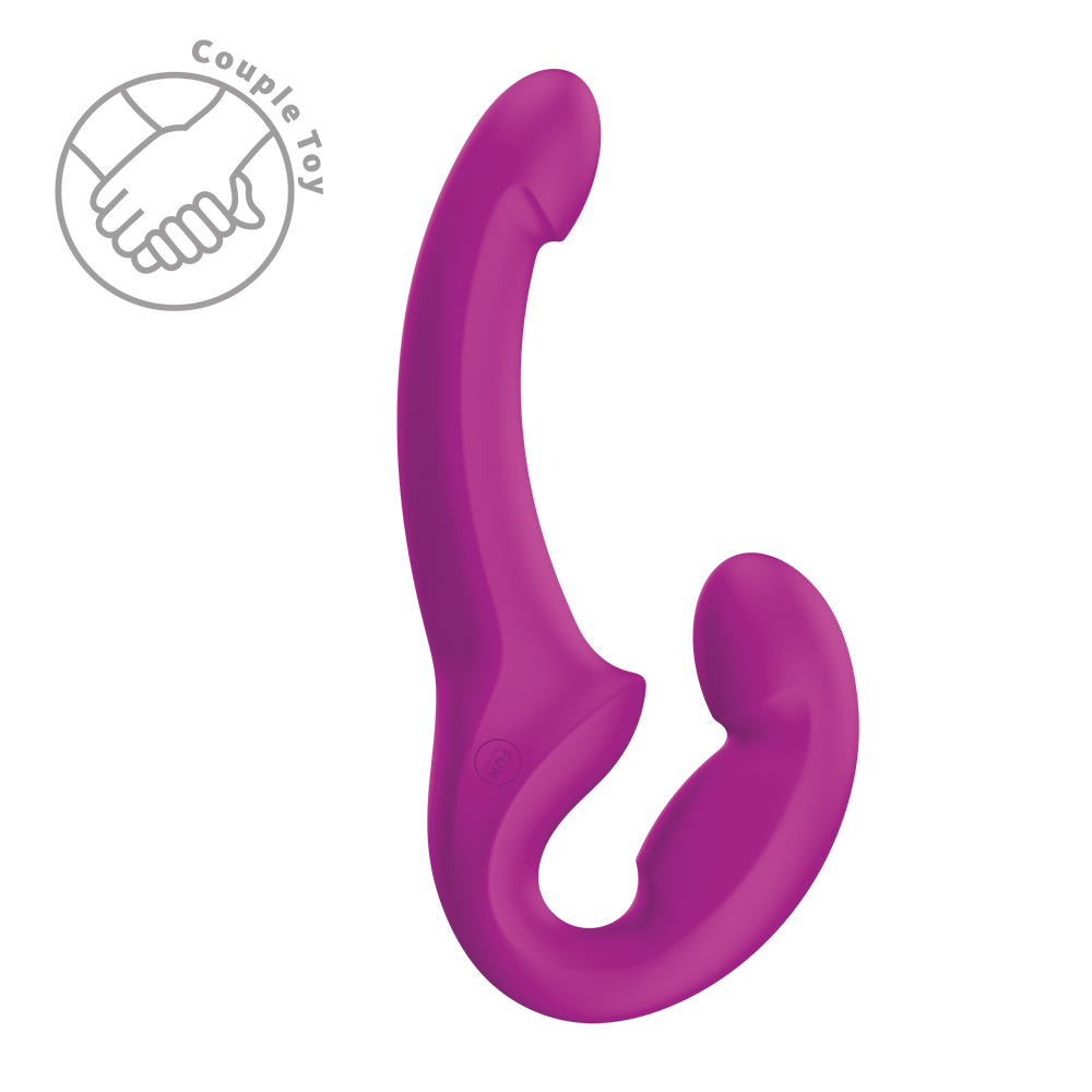 Pink share lite strapless strap-on dildo example photo.