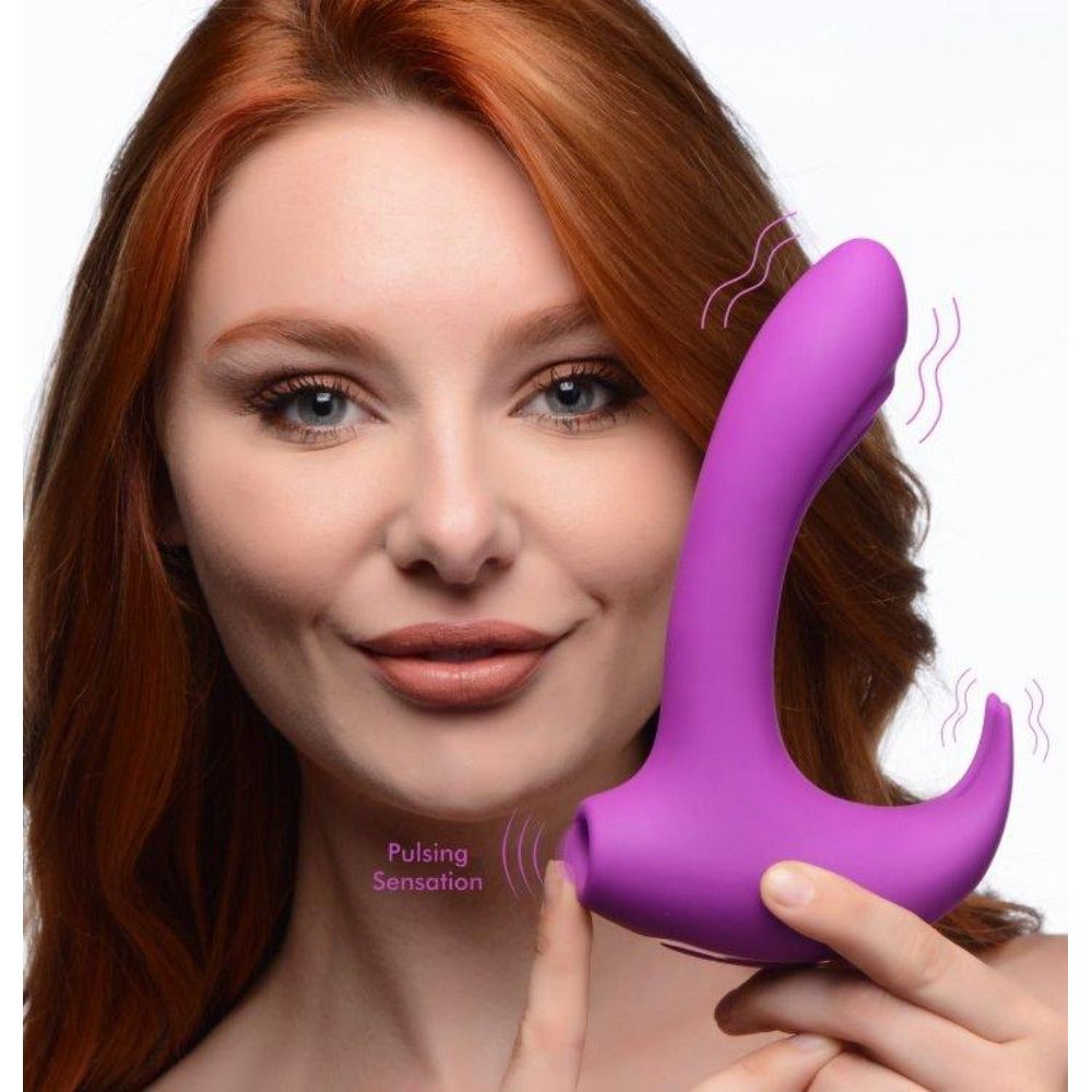 Purple 12X G-spot rocker rabbit example photo.