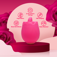 The rose fix vibrating clitoral toy information photo.
