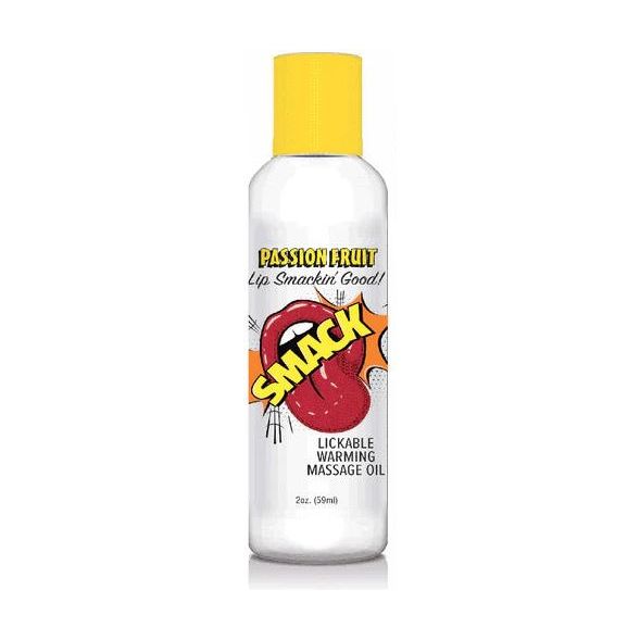 Smack Warming Lickable Massage Oil Passion Fruit by Little Geenie Source Adult Toys