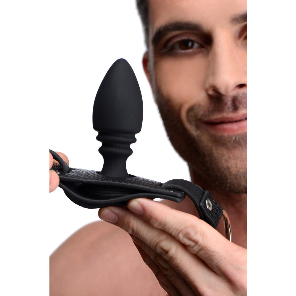 Black anal plug example photo.
