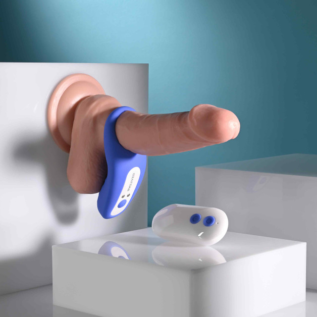 Blue vibrator take your pick example photo with remote.