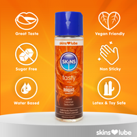 Tasty water based lubricant information photo.