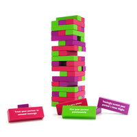 Tower of pleasure Jenga game example photo.