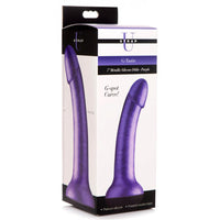 Purple G-tastie 7'' dildo inside packaging.