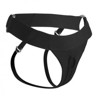 Black avalon jock harness example photo.