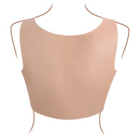 Beige Gender x E cup undergarment backside example photo.