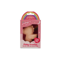 Peach unihorn pinky promise peach finger vibe featuring 10 perfect pulses inside packaging.