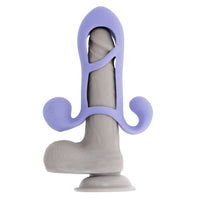 playboy vibrating fantasy cage over dildo