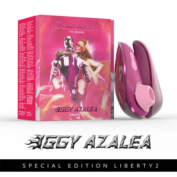 multi platinum rapper iggy azalea special edition pink chrome clitoral vibrator with pink box