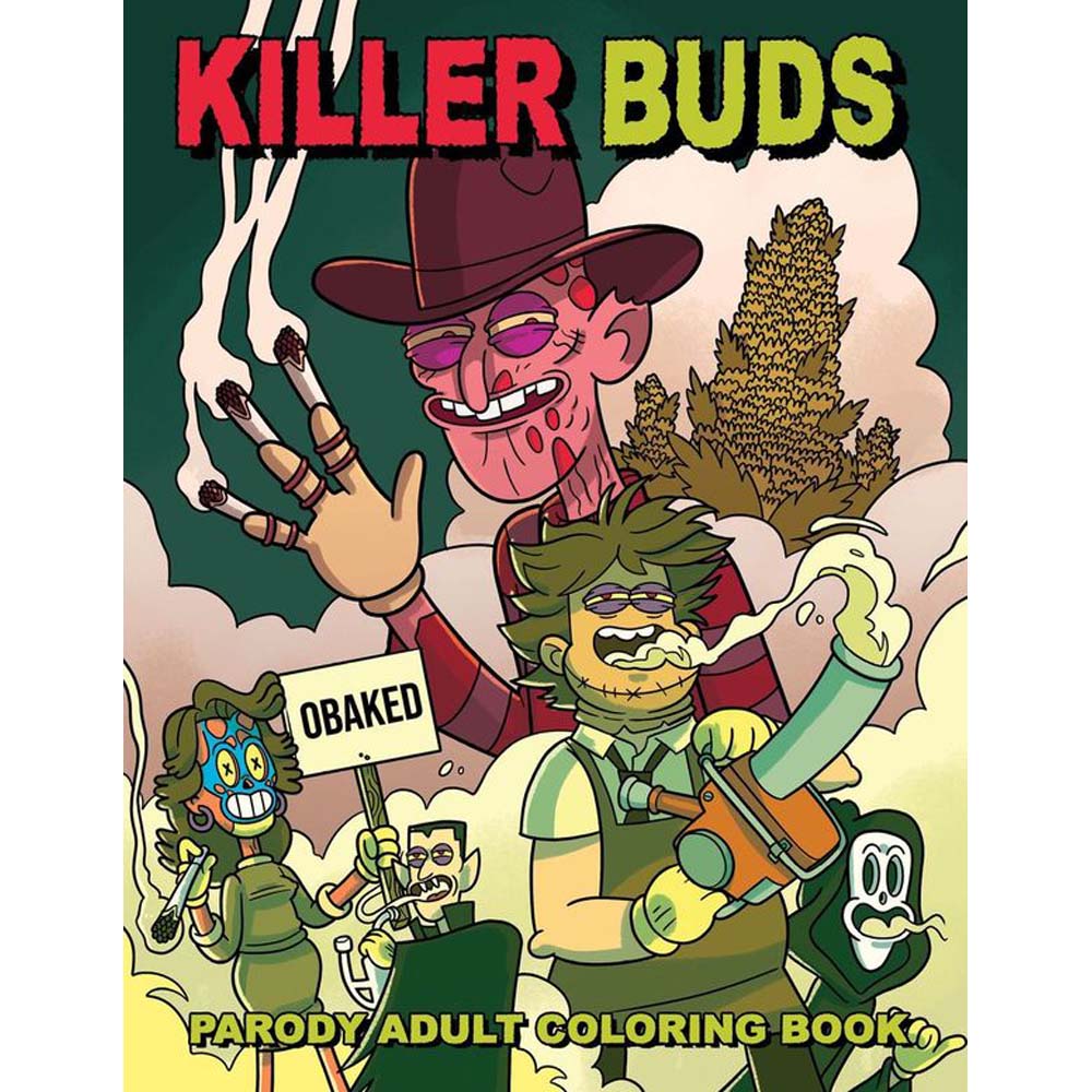 Killer Buds Coloring Book by Wood Rocket