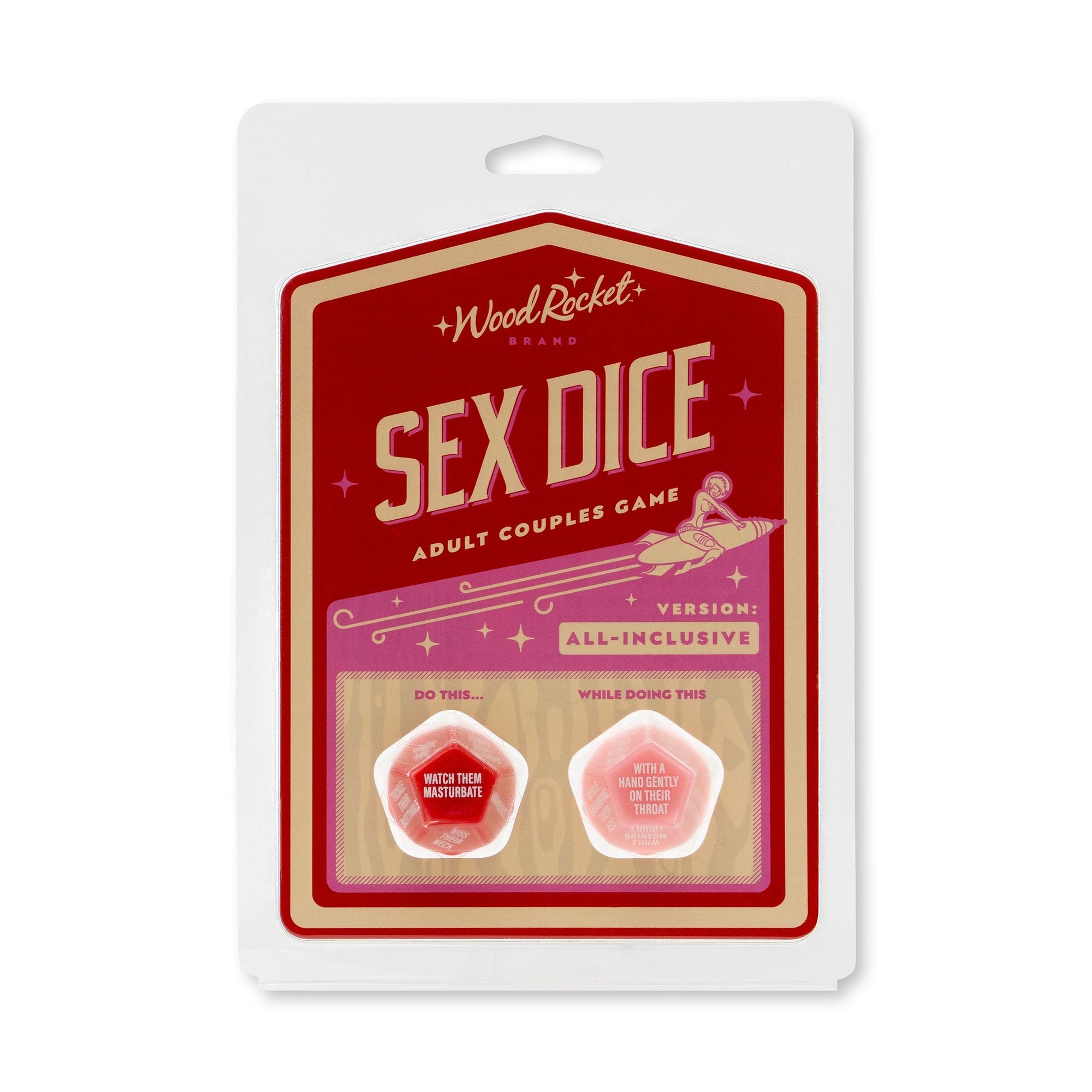 Sex Dice Game All Inclusive by Wood Rocket