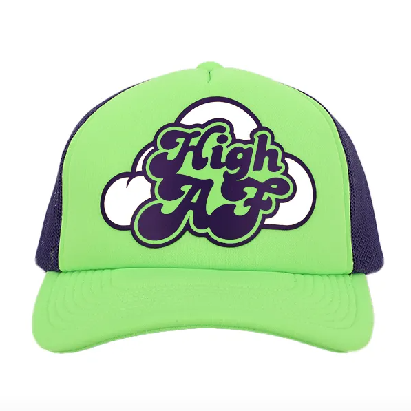 High AF Trucker Hat by Wood Rocket