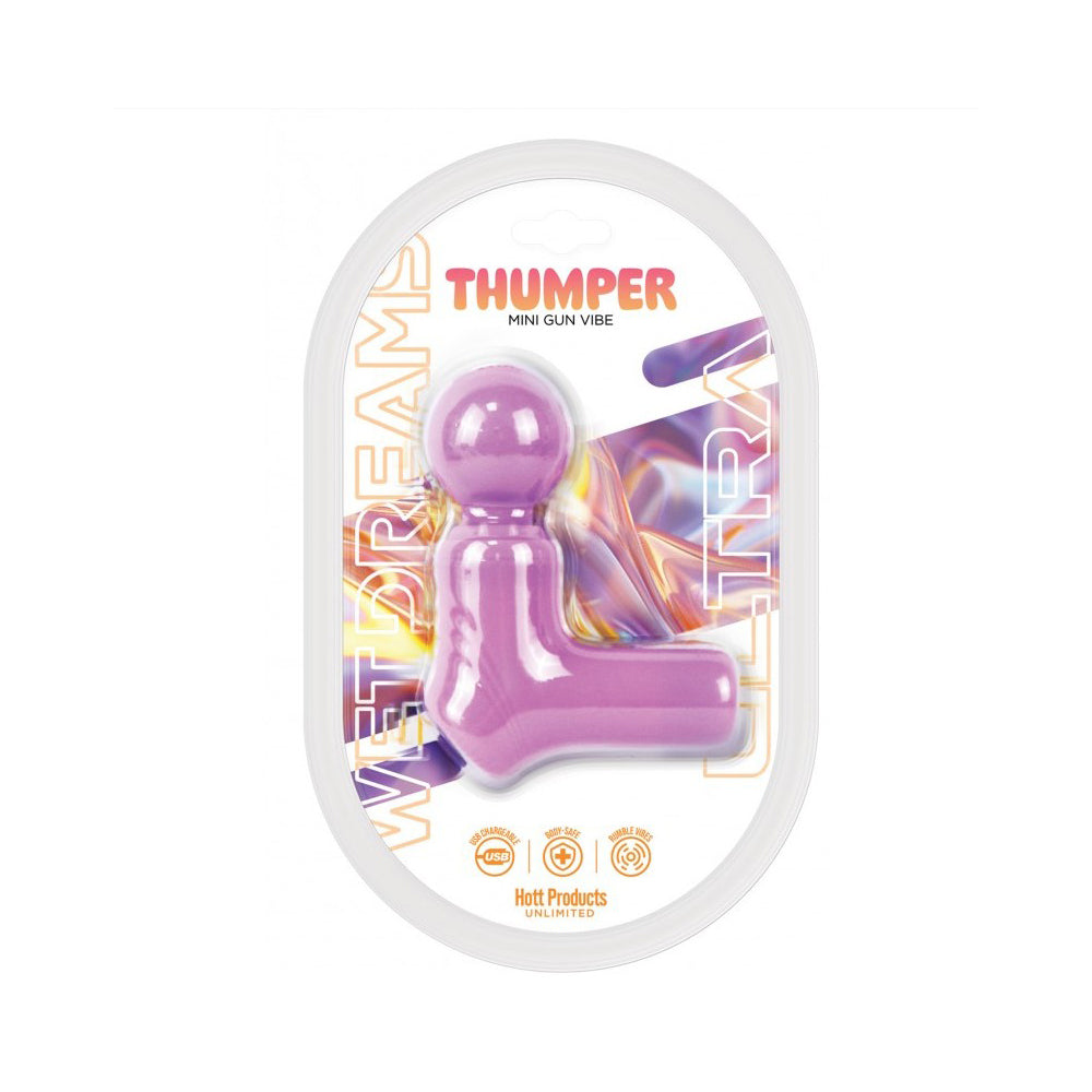 Wet dreams ultra thumper mini gun vibrator in packaging