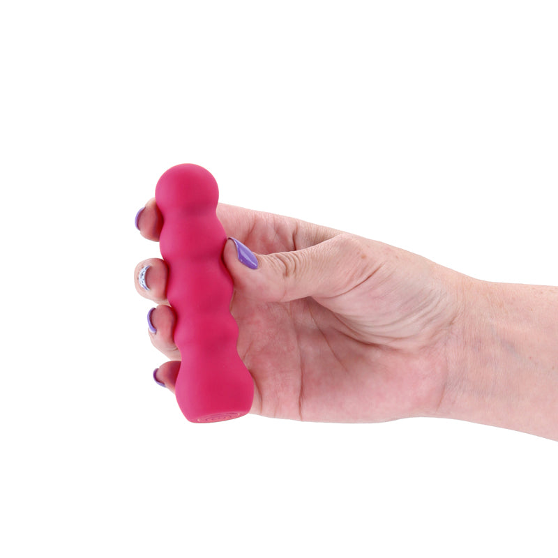 Pink X & O's embrace vibrator example photo.