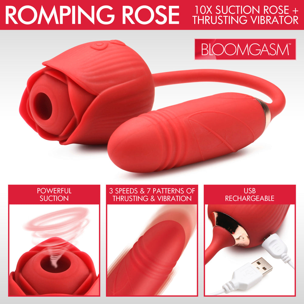 Romping Rose 10X Suction Rose & Thrustin