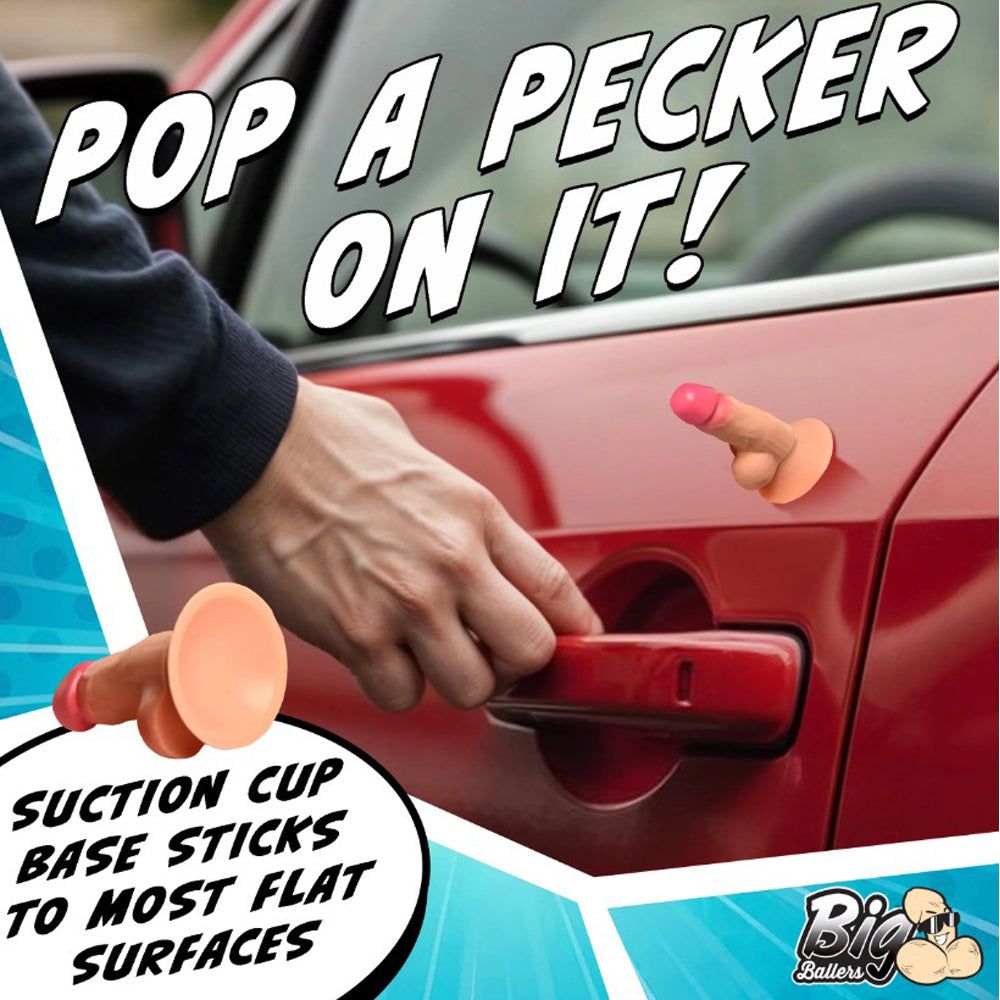 Suction Snap-On Peckers - 4 pk