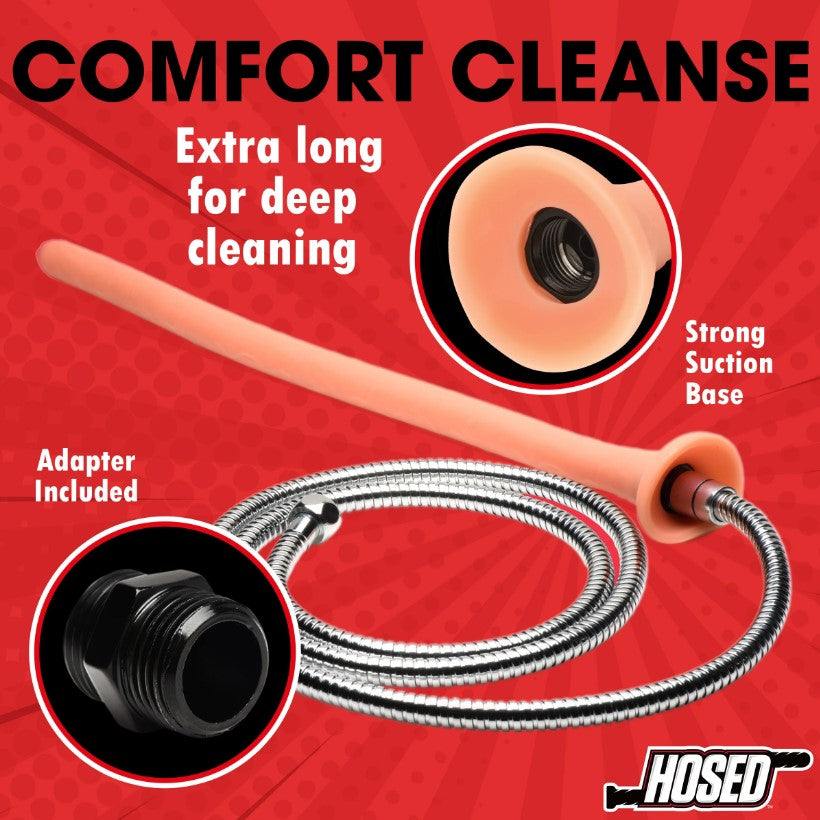 19" Slim Silicone Enema Hose