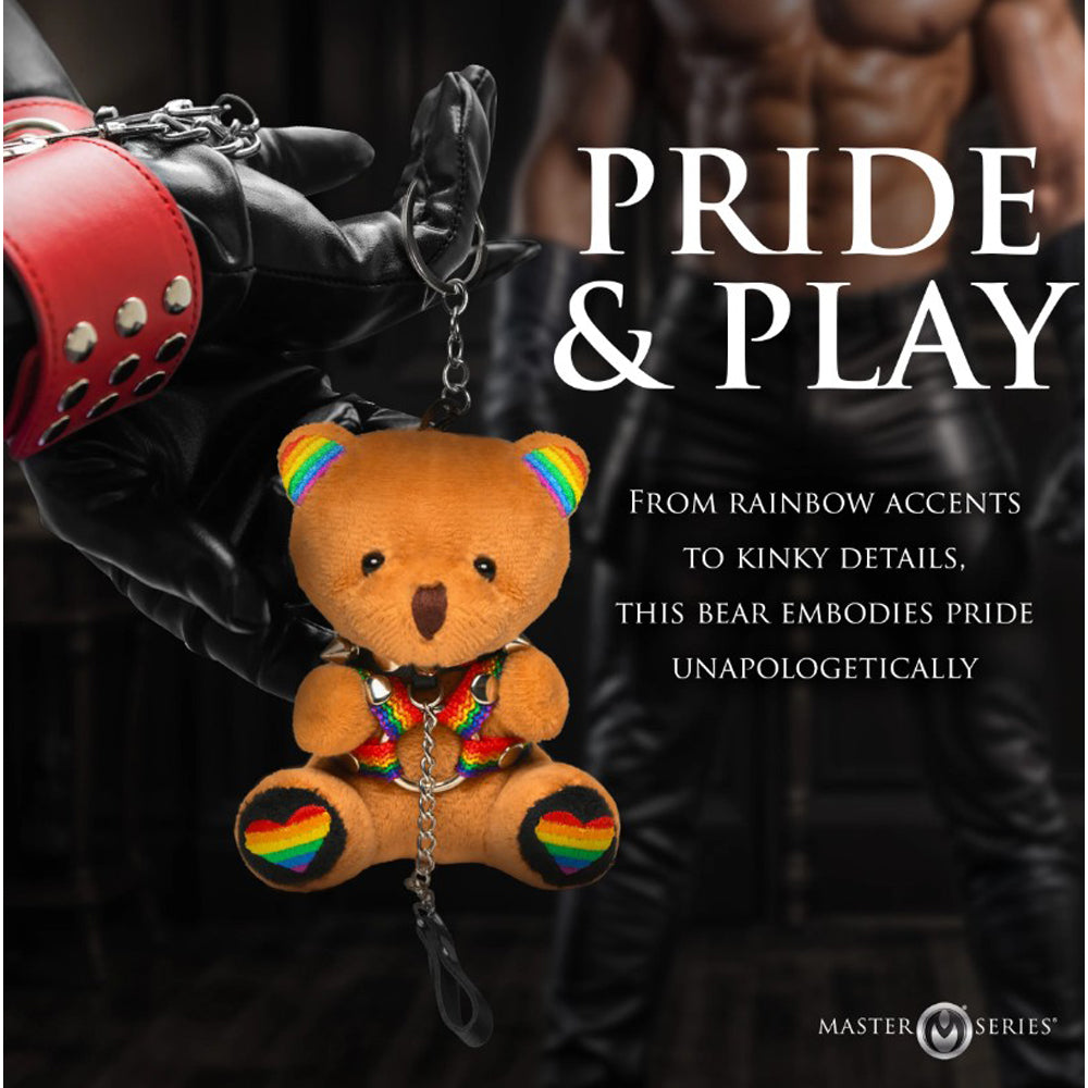 Pride Teddy Bear Keychain