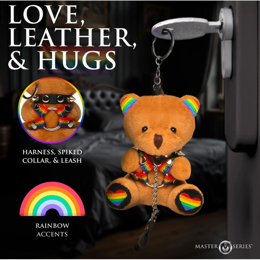 Pride Teddy Bear Keychain