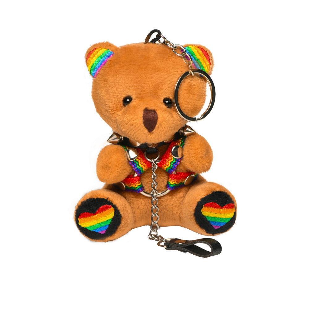Pride Teddy Bear Keychain