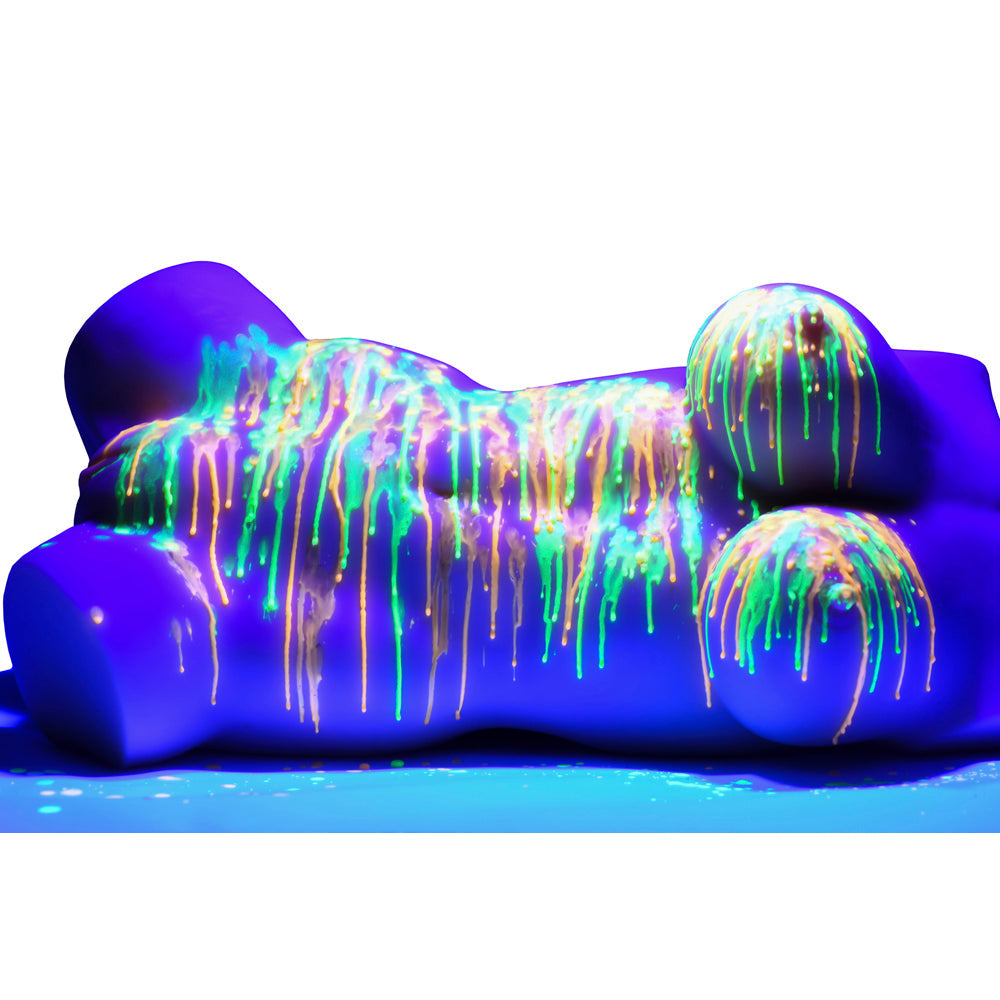 UV Blacklight Reactive Drip Candles 4pk