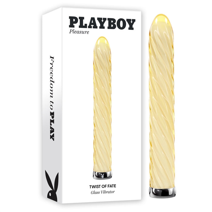 glass swirl ribbed vibrator 